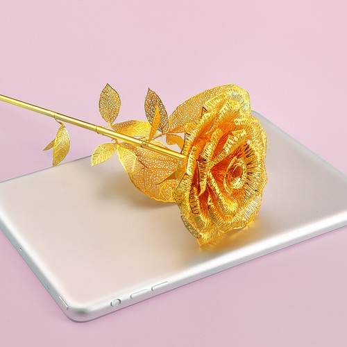 Piececool 3d Puzzles Gold Rose Metal Puzzle Model kits Perfect Holiday Gifts - Picture 9 of 11