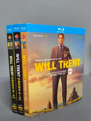Will Trent Season 1-3 (2025)  Series 7-Disc   New Box Set Sealed