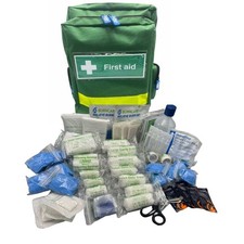 Image of First Aid Kit for First Aiders in Rucksack with Comprehensive Content