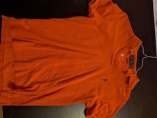 Polo Ralph Lauren Custom Slim Fit Orange Men's Short Sleeve Polo Shirt Size S