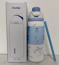 Owala 32oz Water Bottle Tied And True Blue Bows Limited Edition