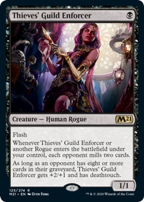 1x Thieves' Guild Enforcer - Foil Light Play MTG Magic - Kid Icarus -