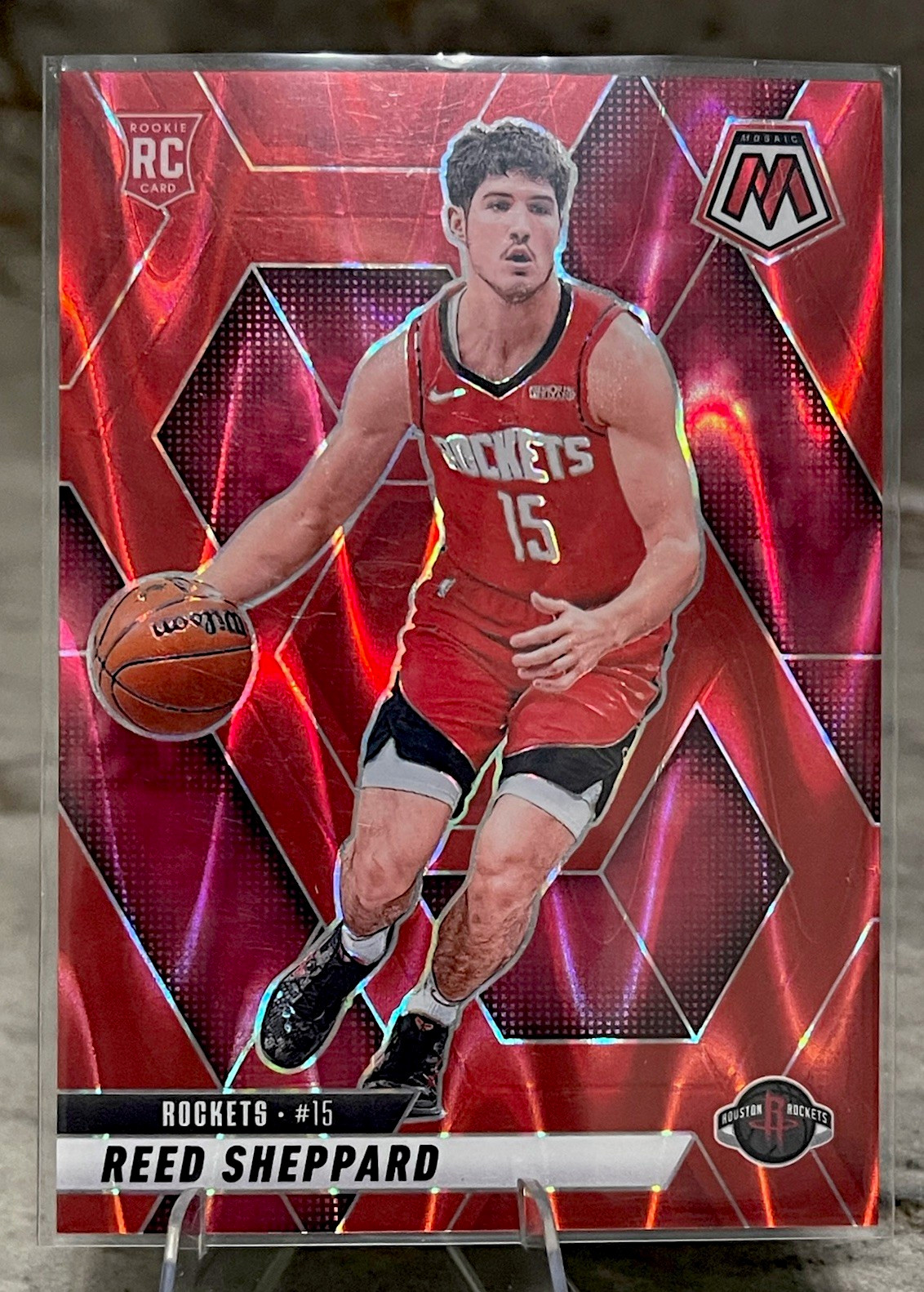 Panini Mosaic Reed Sheppard Rockets #249 Rookie Card /299
