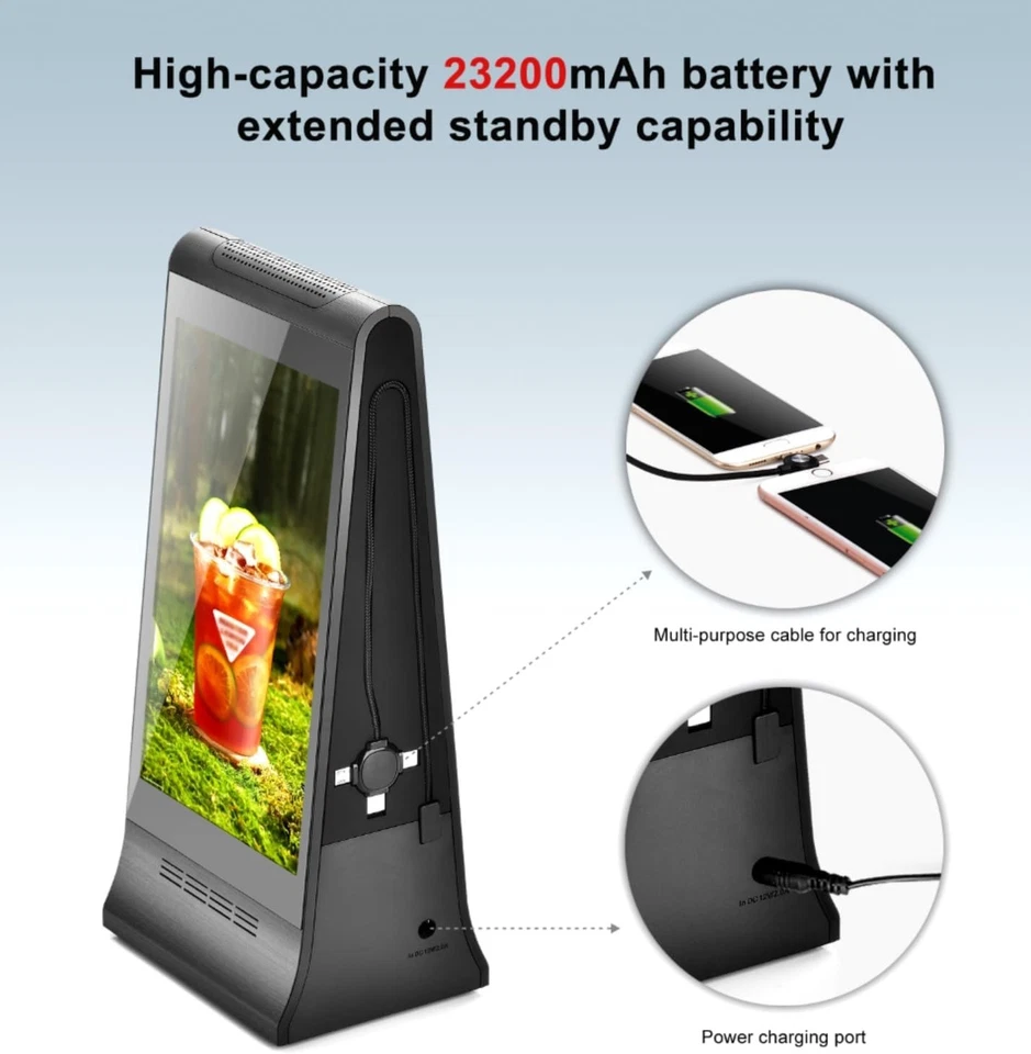 Digital Signage Display for Tabletop Interactive with Double Touch Screen & WIFI - Image 4 of 4