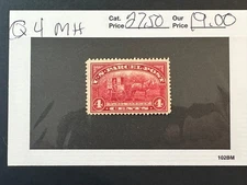 US Scott # Q 4  MH   Parcel Post           2026 Scott Catalogue Value $ 27.50
