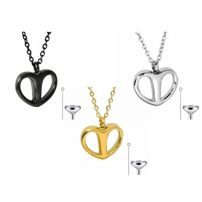 Keepsakes Urn Necklace Heart Pendants Cherished memory Pendants Necklace for