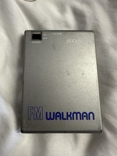 Sony Walkman FM SRF-30W Radio Vintage Silver Tested Works