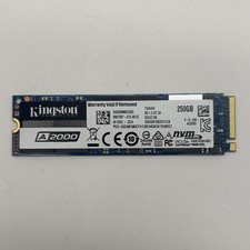 Kingston 2280mm A2000 250GB M.2 NVMe Gen 3.0 x 4 SSD SA2000M8/250G