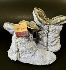 Women s Size 9-10 Slippers Cozy Plush Faux Fur DEAR FOAM Memory Foam Comfort NEW