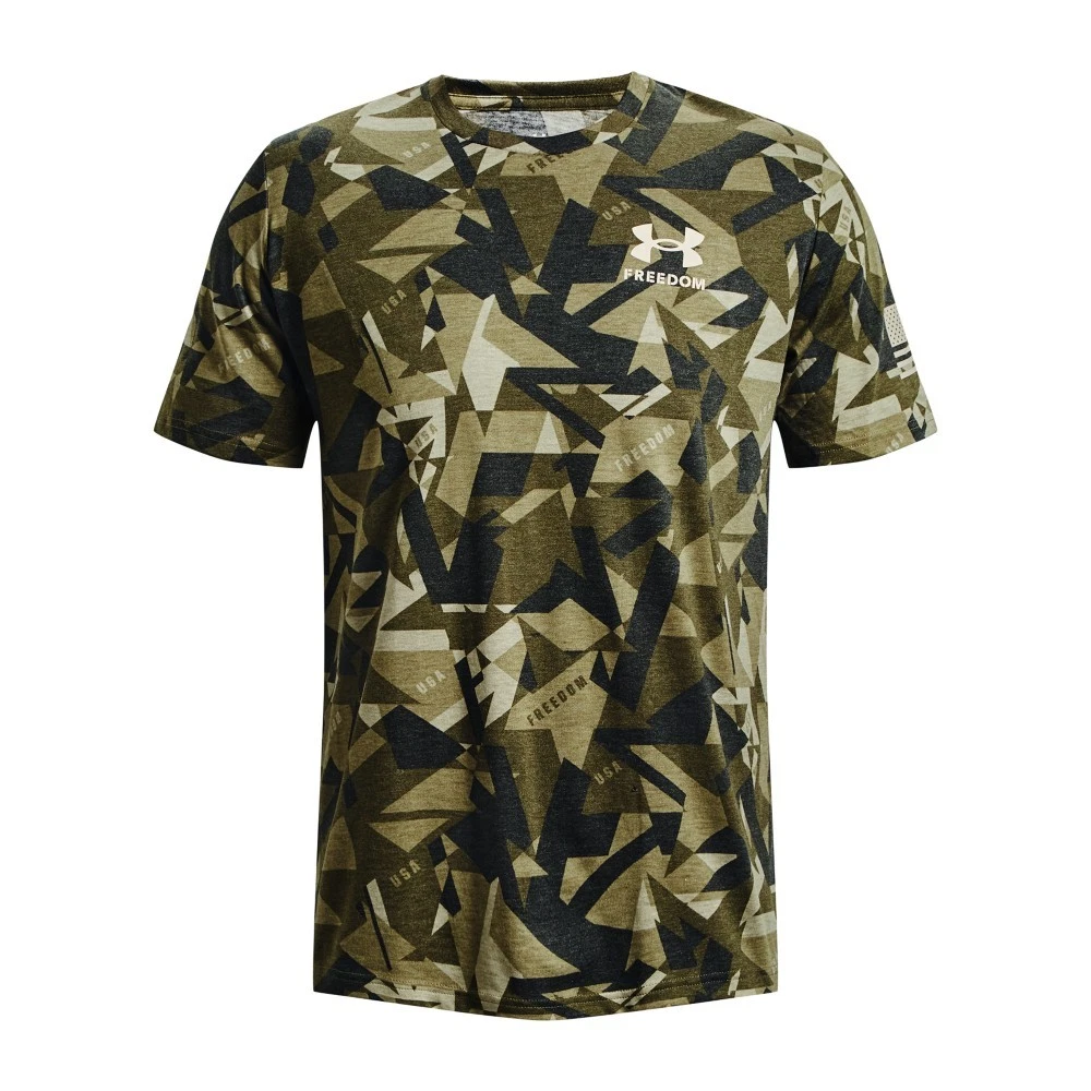 Under Armour 1373893 Men's UA Freedom Amp T-Shirt - Marine OD Green - Small
