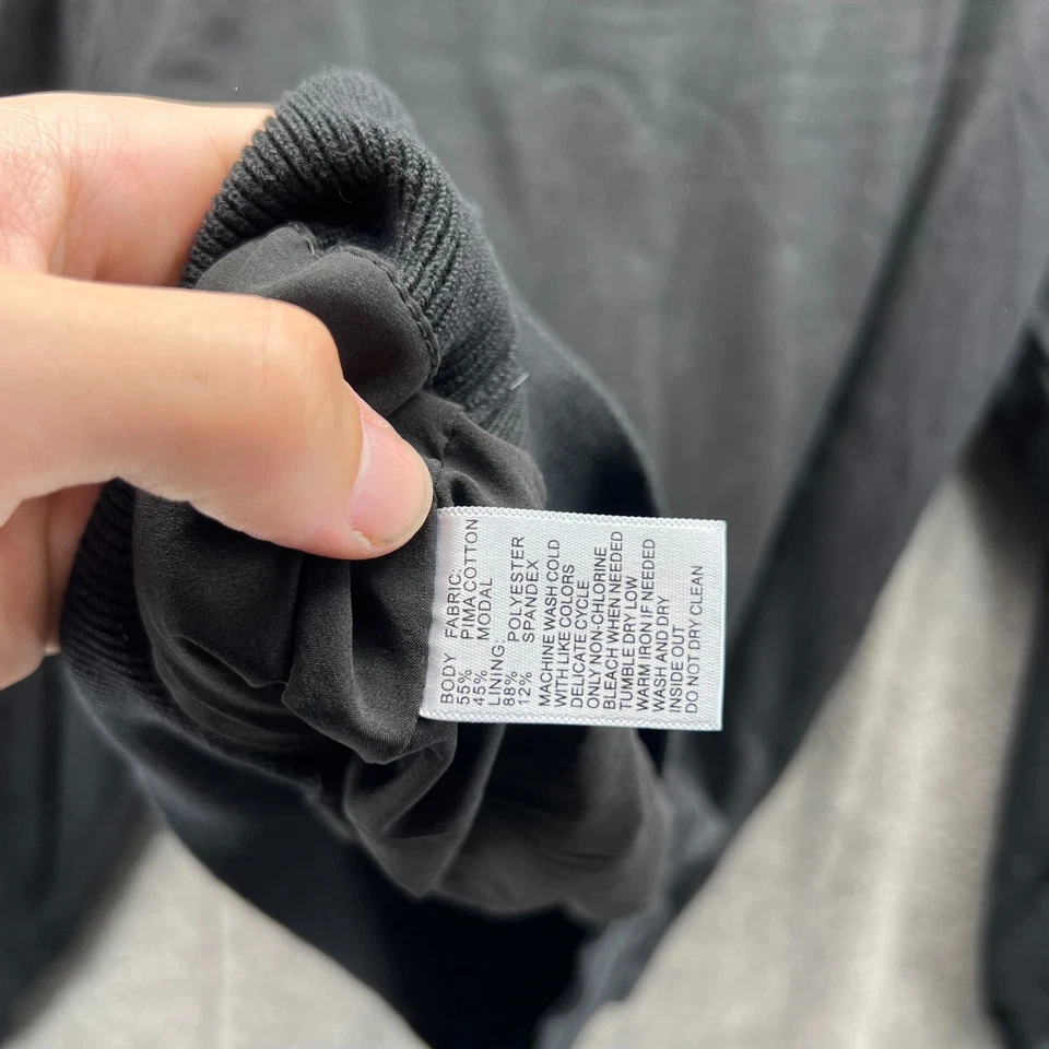 Greg Norman Pullover Mens Medium Black 1/4 Zip Sweatshirt Augusta National Golf - Image 3 of 4