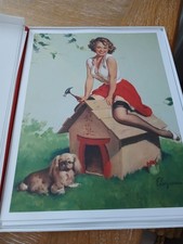 Gil Elvgren Glamorous Pin-Ups (well Built R- R- Roof 1961) Reprint 2014 13"×10.