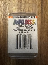 DeVilbiss 690000 FLG-1-1k Conventional Air Cap #1 for FLG Spray Guns 