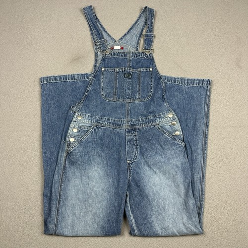 Vtg 90s Y2K Unionbay Denim Overalls Size M Carpenter Straight Leg Grunge Jeans - Afbeelding 1 van 9
