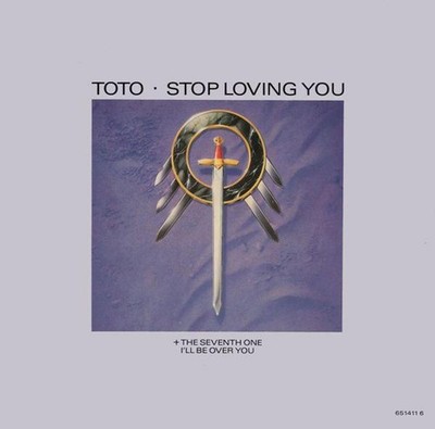 Toto Stop Loving You 12'' vinyl UK Cbs 1988 in pic sleeve CBS6514116