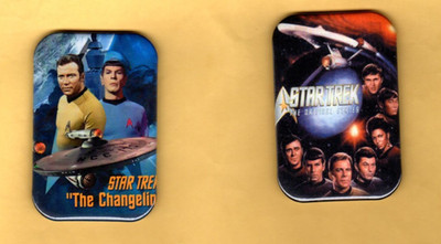 STAR TREK THE ORIGINAL   2  REFRIGERATOR MAGNET  2'' X 3''  WITH ROUNDED CORNER