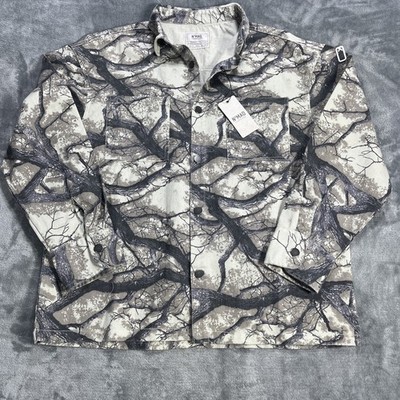 Nomad Jacket Shirt Mens M Tree Camo Mossy Oak Elements Shacket Canvas Tapestry