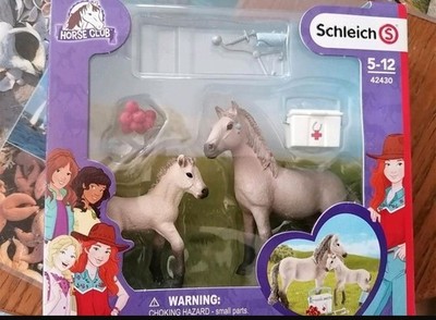 Schleich Horse Club 42430 Isländer Stute Fohlen Hannah's Erste Hilfe Set