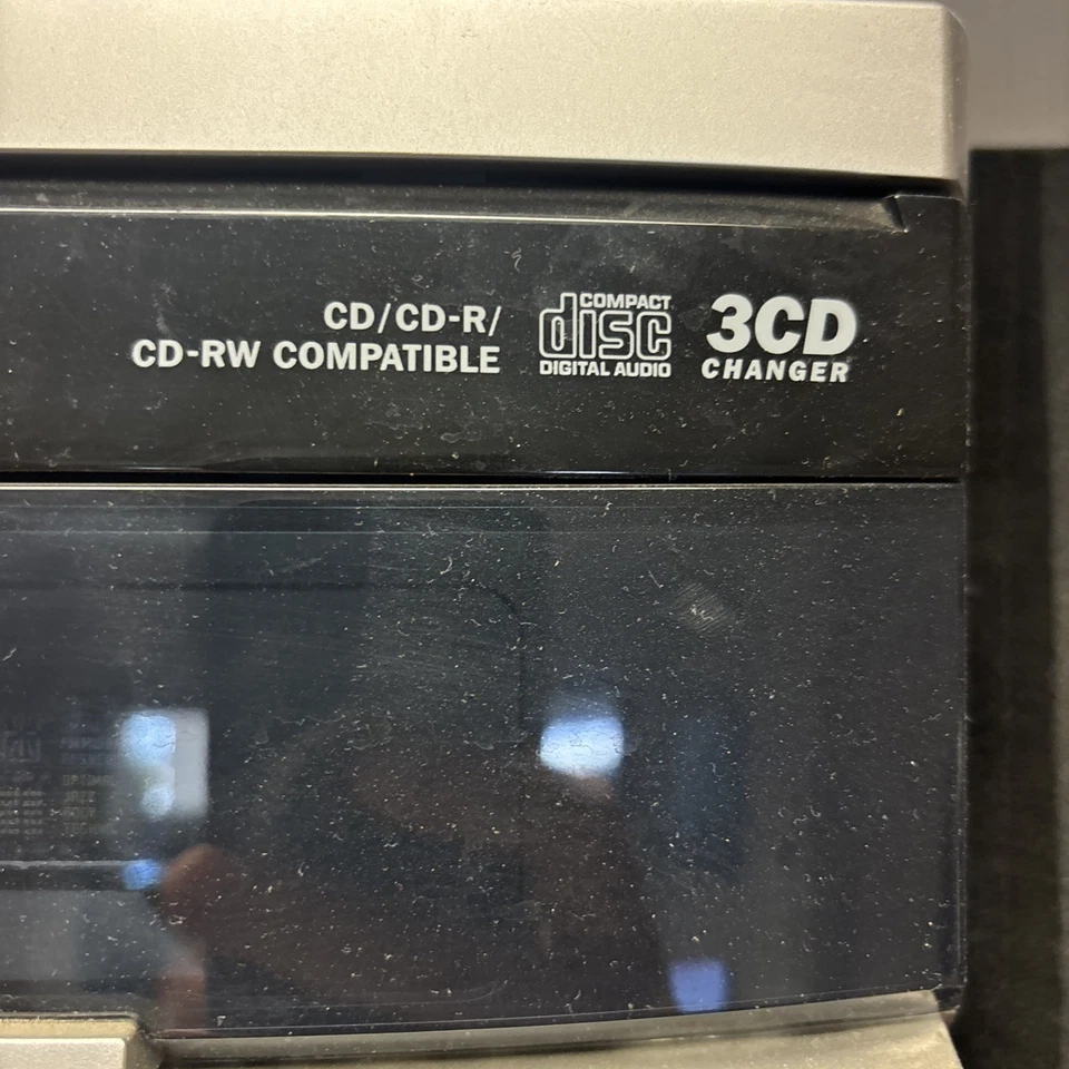 Magnavox 3-Piece CD Shelf System Dual Cassette MAS-100 - Image 3 of 4