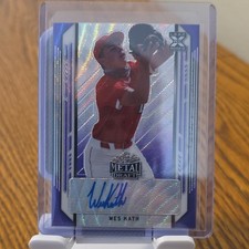 Leaf 2021 Metal Draft #BA-WK1 Wes Kath Autographed Rookie Serial #5/15 Baseball