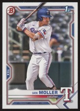 2021 Bowman Draft #BD-42 Ian Moller  Texas Rangers
