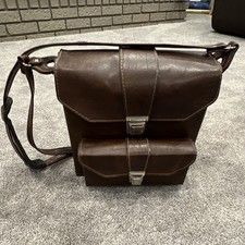 DSLR SLR Vintage Leather Camera Shoulder Messenger Satchel Bag 1960 s