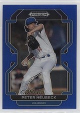 2022 Panini Prizm Draft Picks Blue Prizm Peter Heubeck #PDP164 2b2