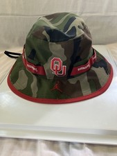 Oklahoma Sooners Jordan Jumpman Camo Bucket Hat L