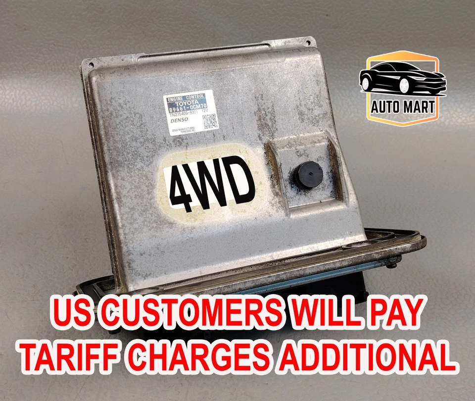 2012-2013 Toyota Tundra 5.7L ECU Engine Control Module 89661-0CM72 - Image 2 of 4