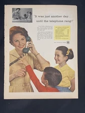 Magazine Ad* - 1956 - AT&T / Bell System - It was just another day