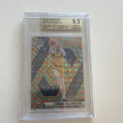 Panini Mosaic Tessellation /15  Tyrese Haliburton BGS 9.5 Pacers MAKE AN OFFER