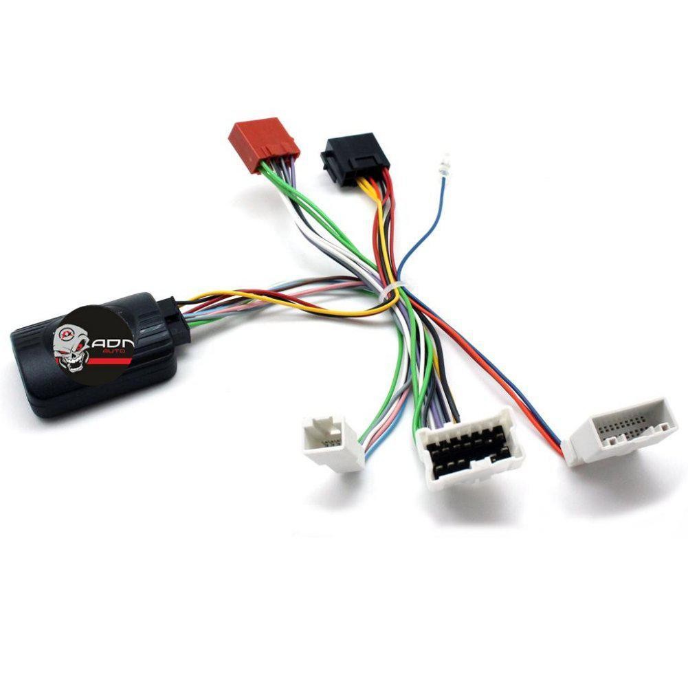 Interface commande au volant DC2J câblage autoradio JVC adaptateur faisceau Dacia ap12