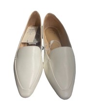 Universal Thread Square Toe White Beige Slip ...