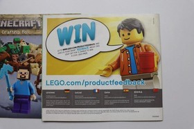 LEGO&reg; Minecraft 21116 Crafting Box Instruction Manuals Only!
