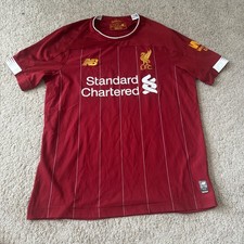 Liverpool 2019-2020 Home Football Shirt Soccer Jersey New Balance Size M