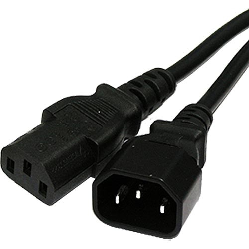 Cablenet 5m C14 - C13 Black PVC 1.0mm Power Lead