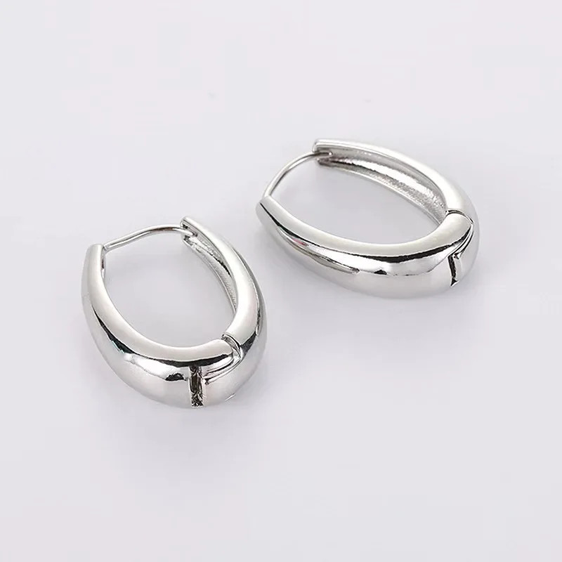 2 Pcs U Shape Earrings Minimalist Exquisite Party Outdoor Festival Jewelry