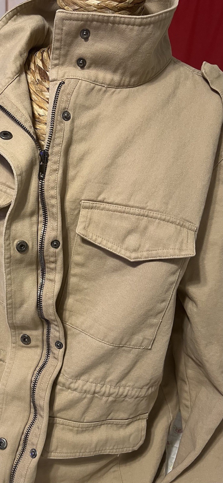 Vintage Canvas Utility Jacket Perfect Condition - image 5