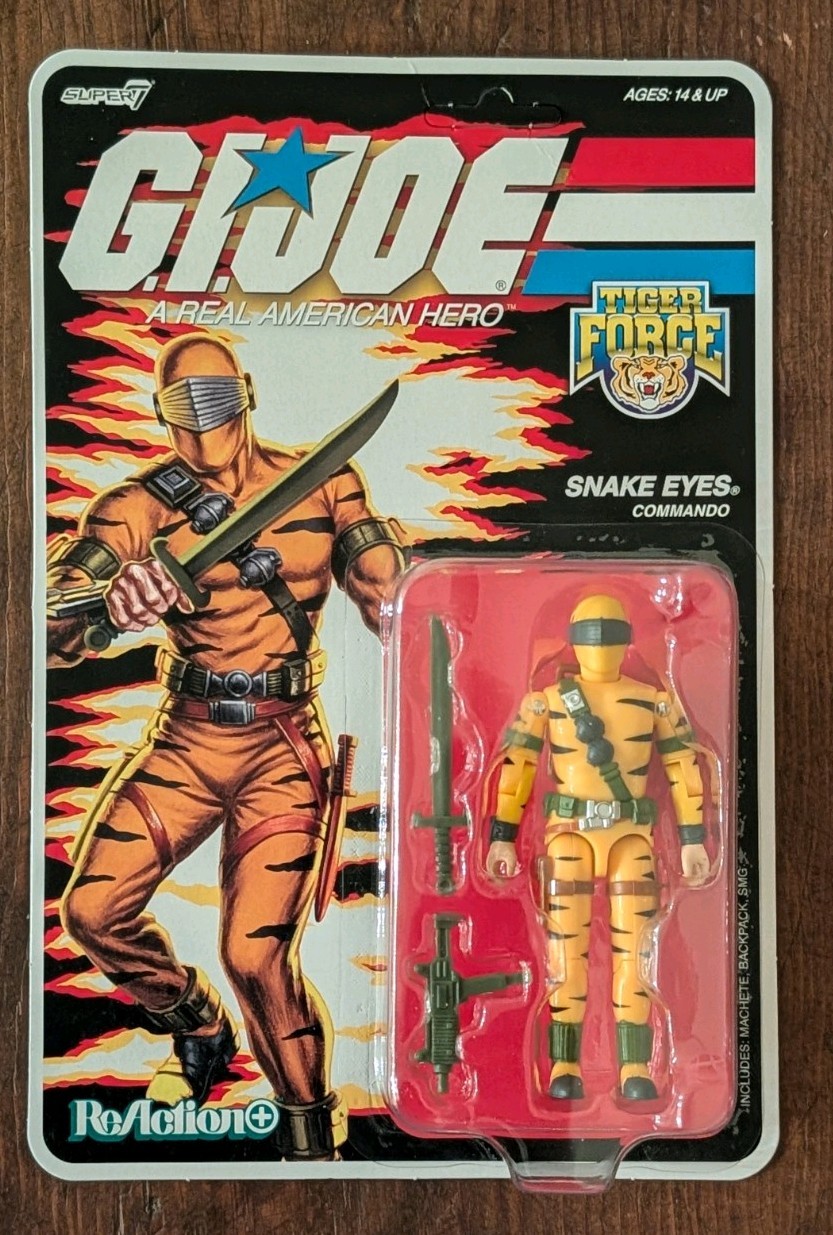 GI Joe Snake Eyes Tiger Force Super7 Action Figure Target Exclusive Sealed