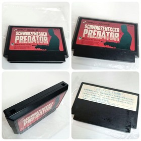 Predator FC Famicom Soft Schwarzenegger Box with Instructions