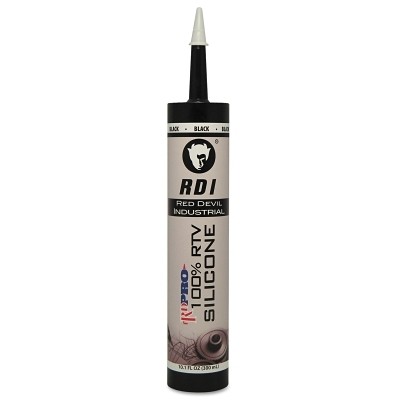 100% Silicone Architectural Grade RTV Sealant, 9.8 fl oz Cartridge, Black Red