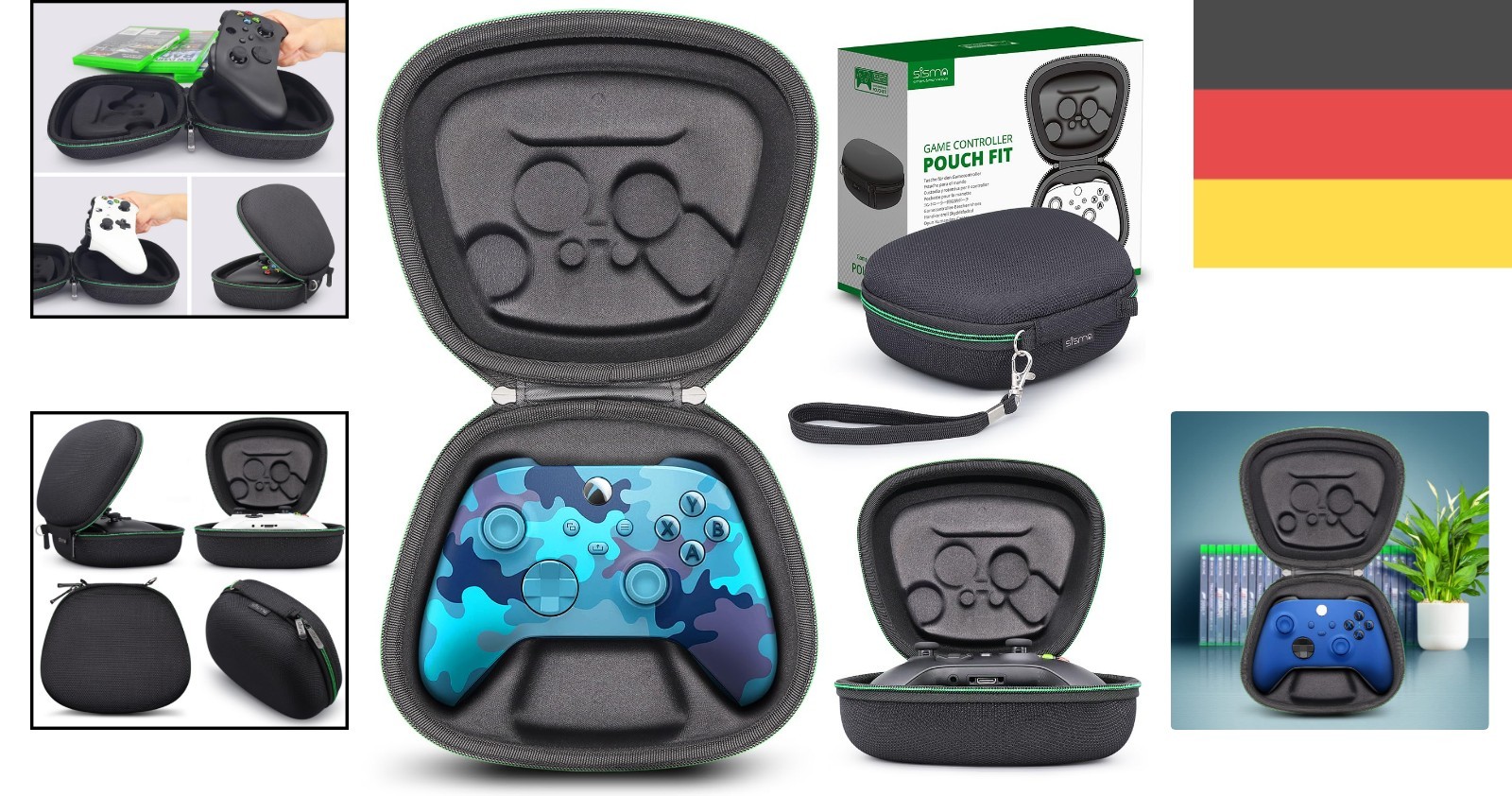 Custodia controller Xbox Series X S nera EVA custodia protettiva viaggio conservazione foto 2