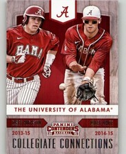 2015 Contenders Casey Hughston Mikey White Collegiate Connections #18 Alabama