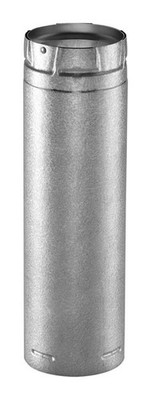 DuraVent 4PVL-12R Galvanized/Stainless Steel Pellet Stove Vent Pipe 12 x 4 in. -