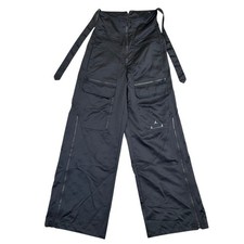 Jordan 23 Engineered Womens Wide Leg Cargo Pants Black High Waist XS CV7739-010