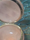 VTG Genuine Alabaster Hand Carved Jewelry Trinket Box Made in Italy Peach Floral — photo 5
