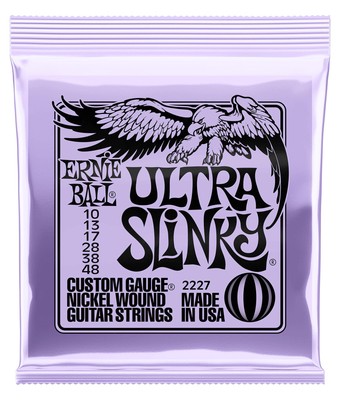 Erstklassige Ernie Ball 2227 Ultra Slinky Saiten 010-048 für 6-Saiter E-Gitarre