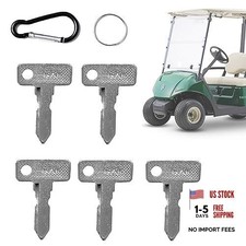 Golf Cart Key Replacement Ignition Keys for Club Car DS/Precedent Silver-1920