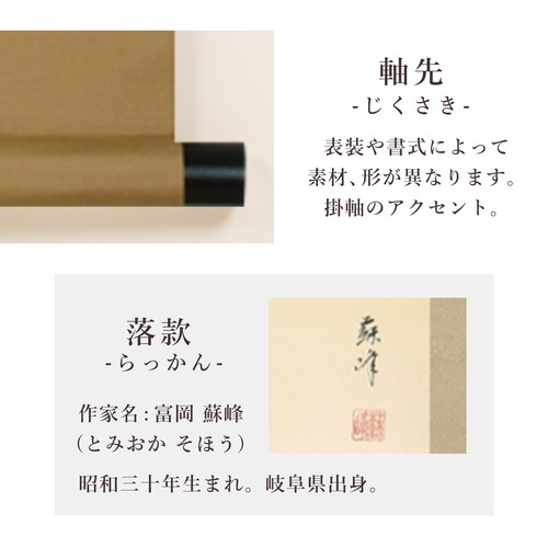 Hanging scroll "Six Lucky Sparrows" by Tomioka Tessai size 54.5×19 From Japan - Picture 13 of 15