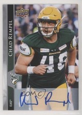 2021 Upper Deck CFL Auto Chad Rempel #59 Auto ex5